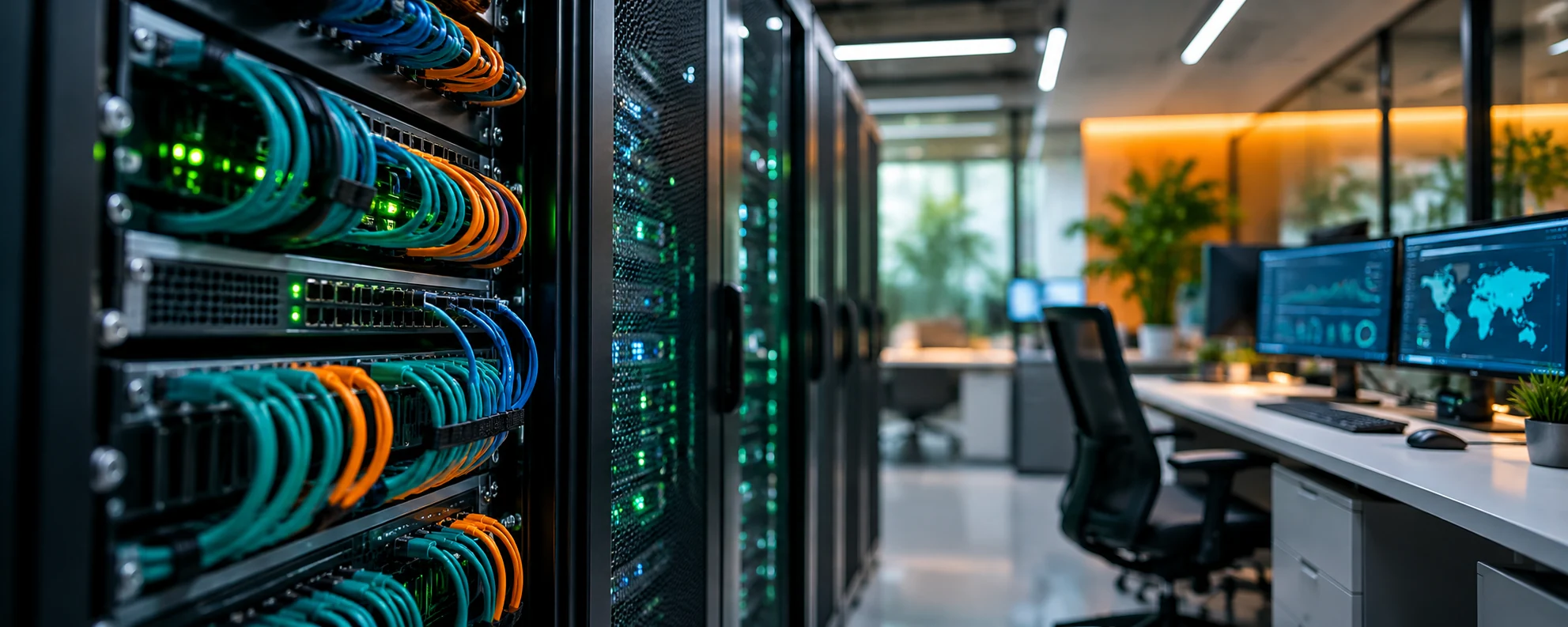 Infraestrutura de redes, servidores e monitoramento de TI